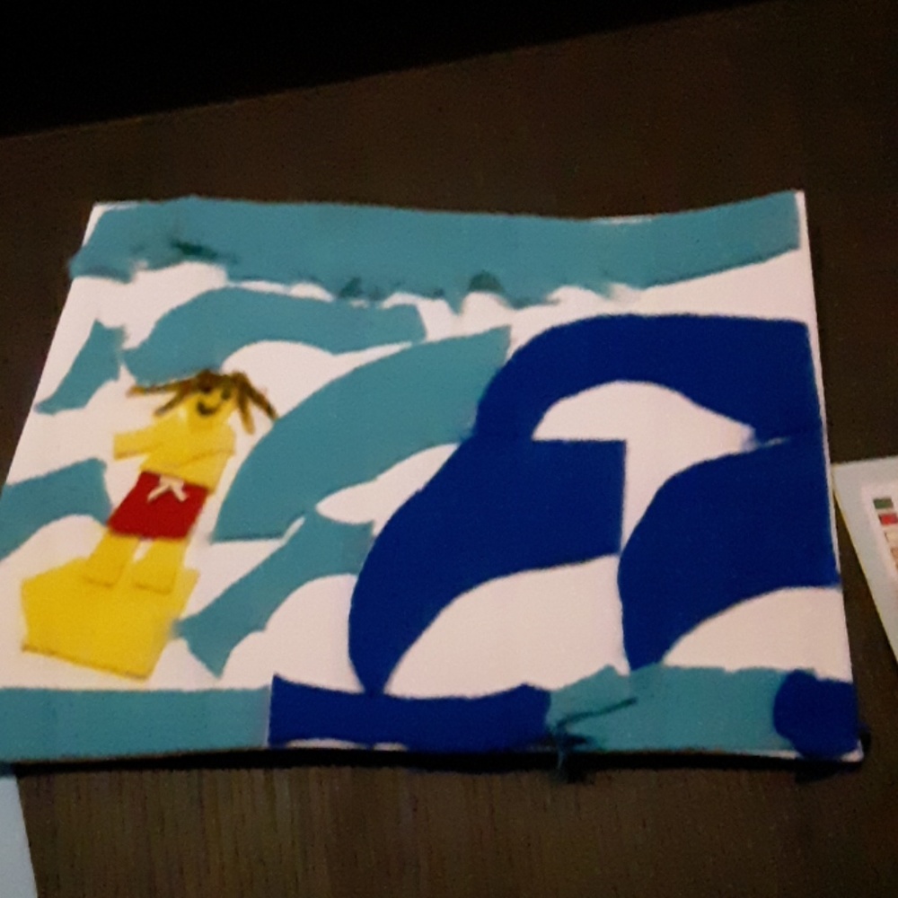 A picture of me from fabric